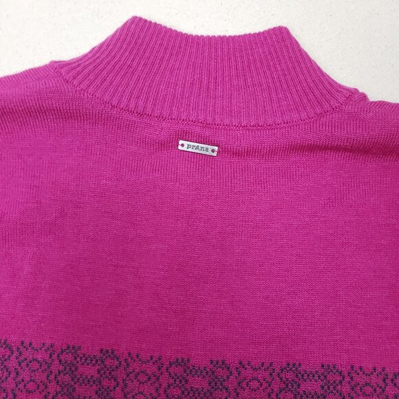 prAna Women's Rosalia Sweater 1/4 Zip Pink/Purple Sz S EXCELLENT CONDITION!!! - Picture 4 of 5
